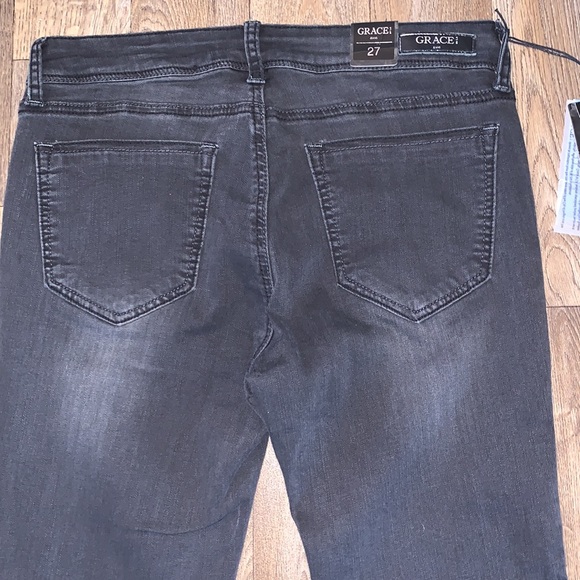 Grace in LA Womens Size 27 Skinny Easy Fit Stretchy Denim Jean NWT - Picture 12 of 16